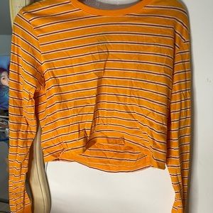 Zine- Orange Cropped Tee